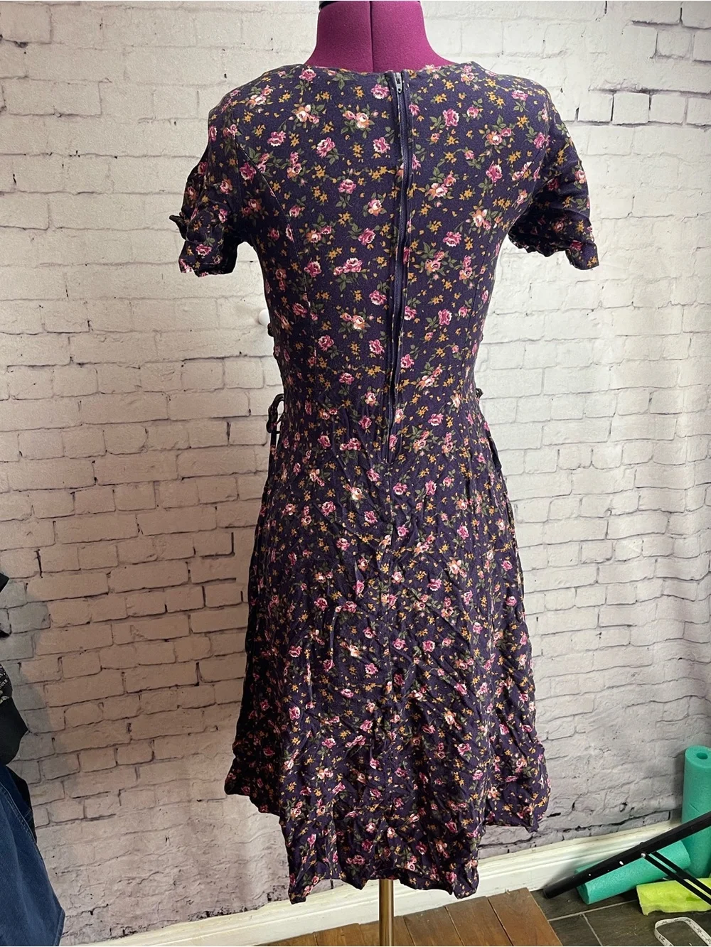 Rampage vintage 1990’s Y2K midi dress floral print size 12